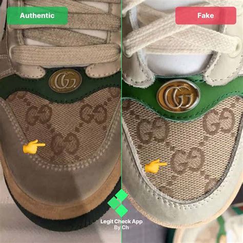 how to spot fake gucci sneakers|gucci knock off heels.